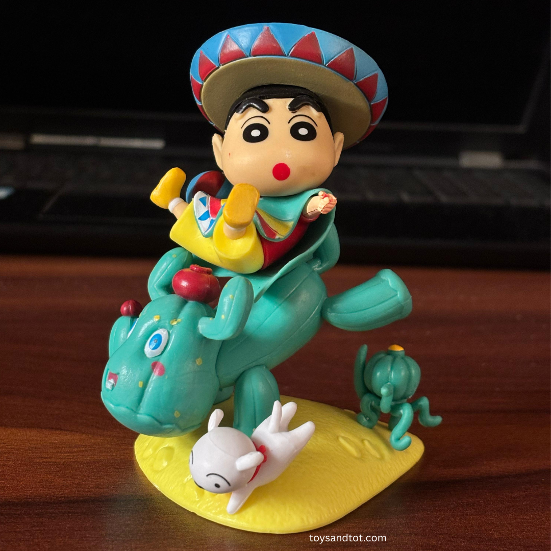Shinchan Costume Miniature (Cow Boy Costume)– A Fun & Playful Collectible!