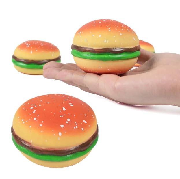 Squishy Burger Stress Relief Toy