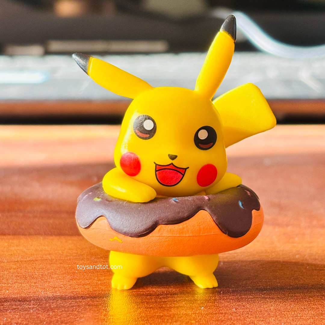 Pikachu Eating Miniature (In donuts)– The Cutest Pokémon Snack Time!