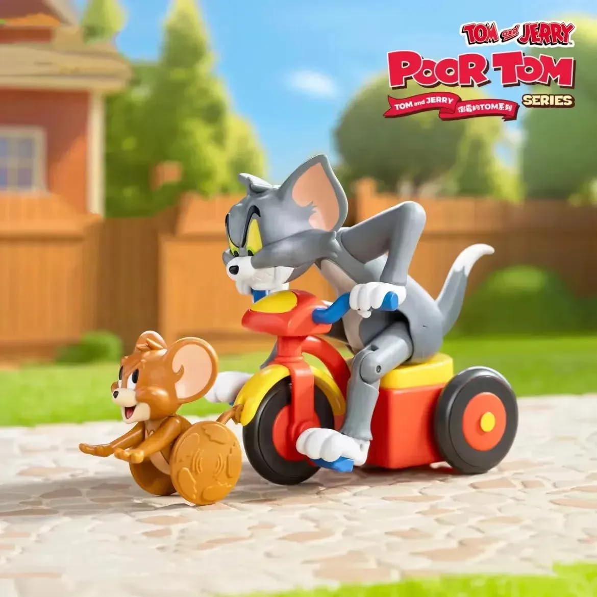 Tom and Jerry Running on Cycle