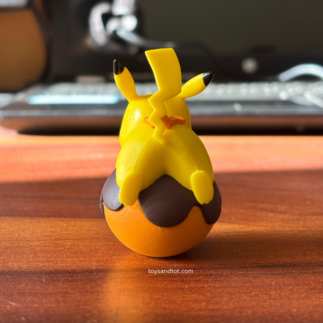 Pikachu Eating Miniature (on Chocolate Ball)– The Cutest Pokémon Snack Time!