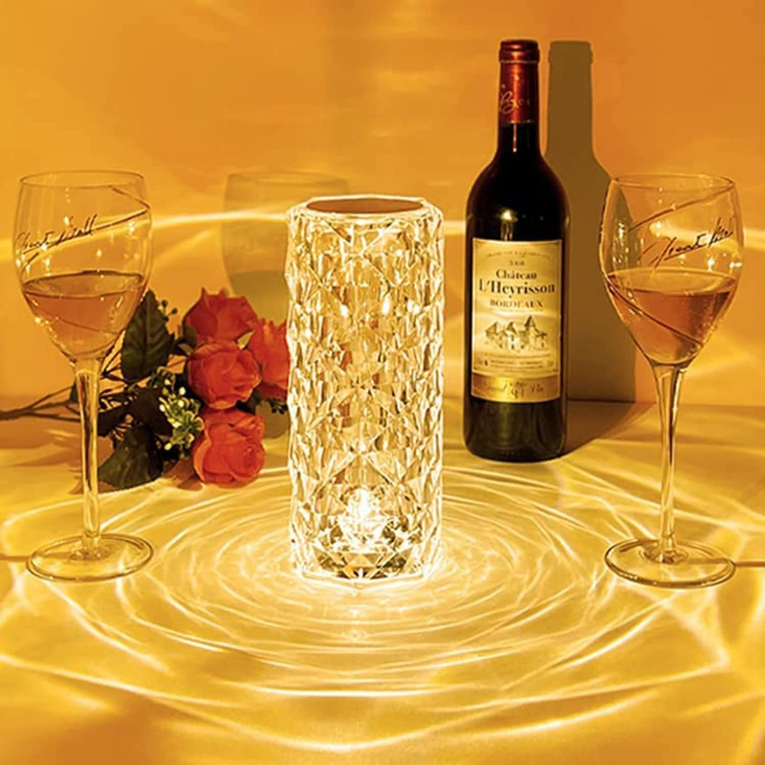 Crystal Diamond LED Table Lamp