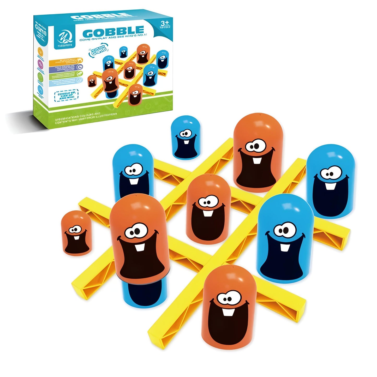 Tic Tac Toe Gobble Game