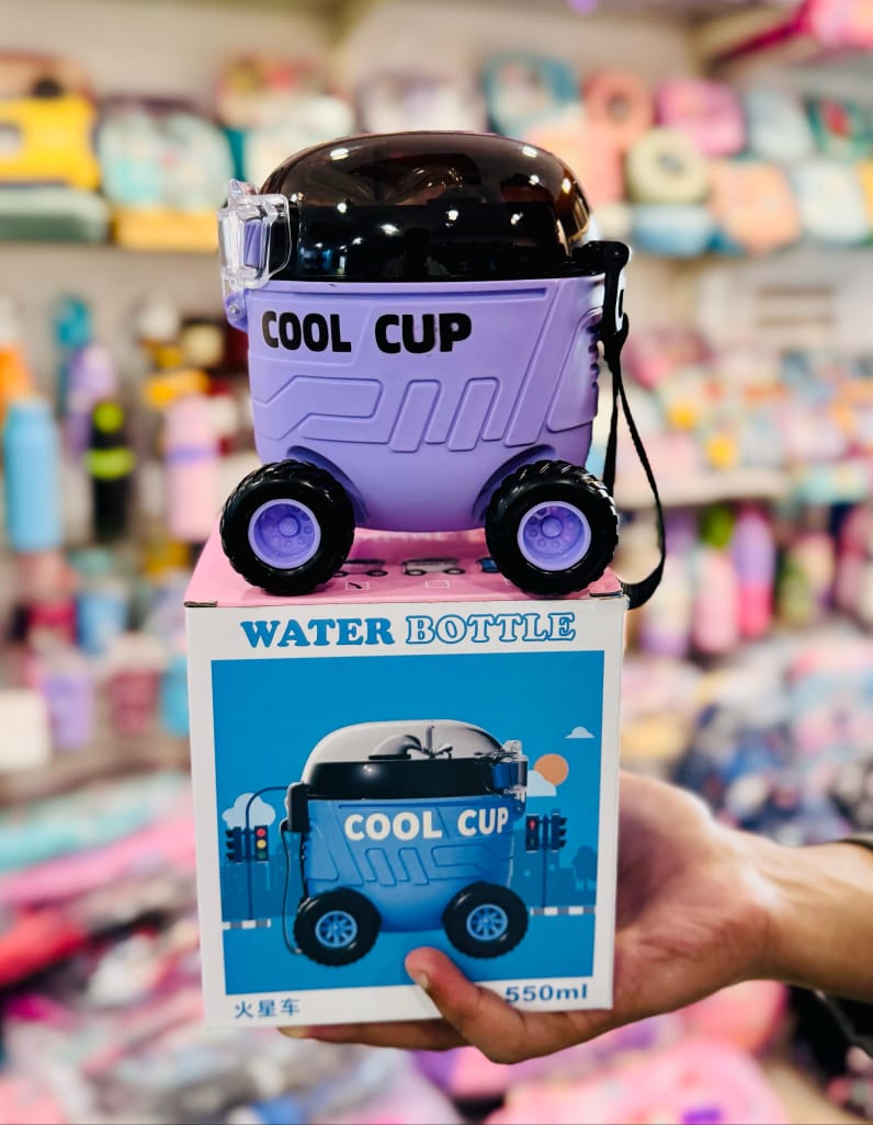 Cool Cup Rotational Wheels Car Sipper
