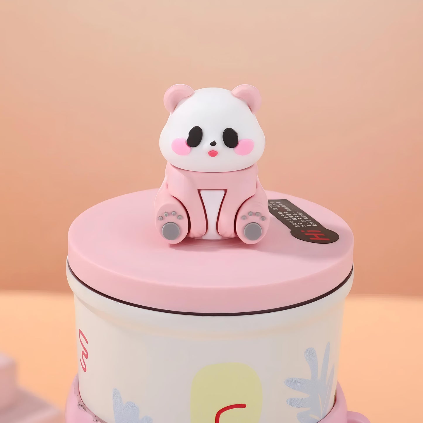 Beautiful Jelly Panda Steel Sipper