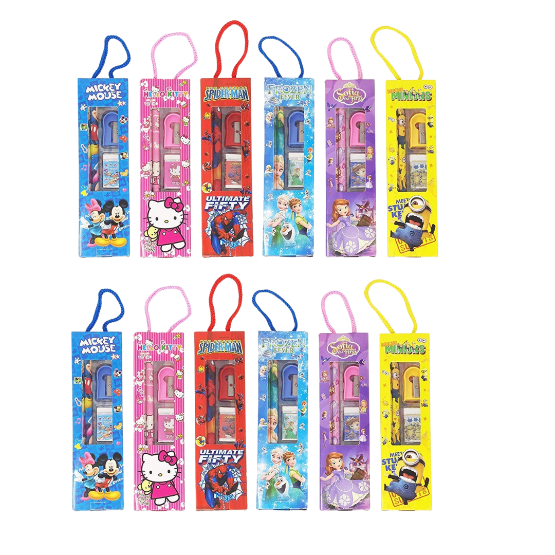 Mix Stationery Kit Set in a Fancy Box for Kids