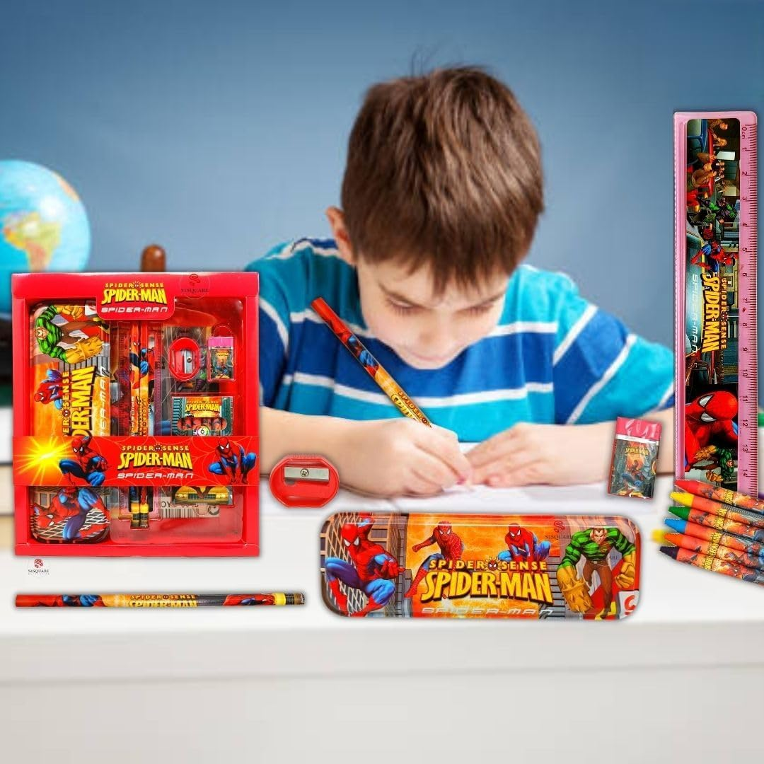 Stationery Gift Set for Kids Spider man/ Frozen