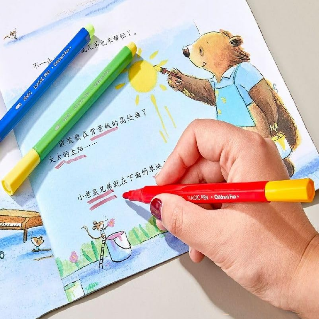 Magic Colors Changing Pen Set – 12 Pcs Colour Changing Sketch Pens