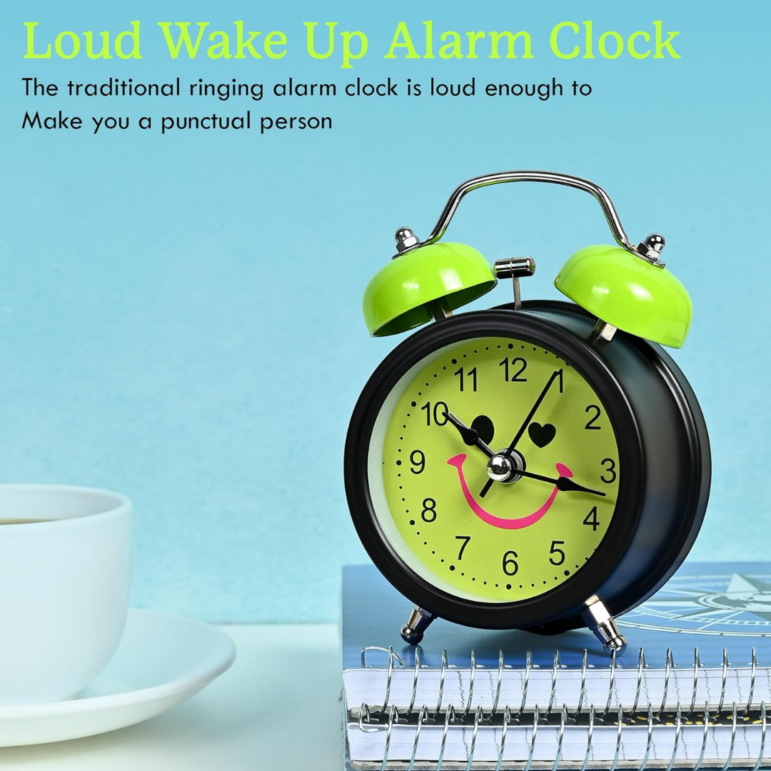 Retro Twin Bell Alarm Clock