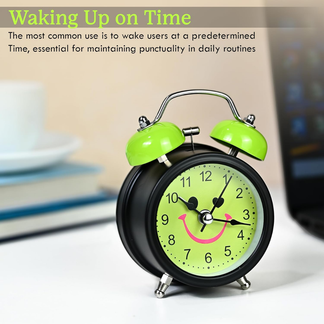 Retro Twin Bell Alarm Clock