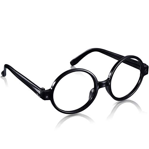 Harry Potter  Round Frame Unisex Glasses (Black) 1pcs