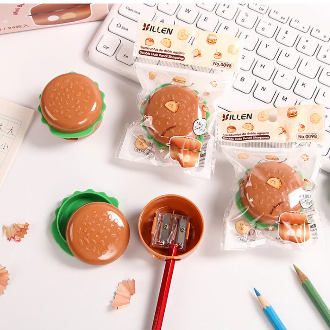 Burger Shaped Pencil Sharpener