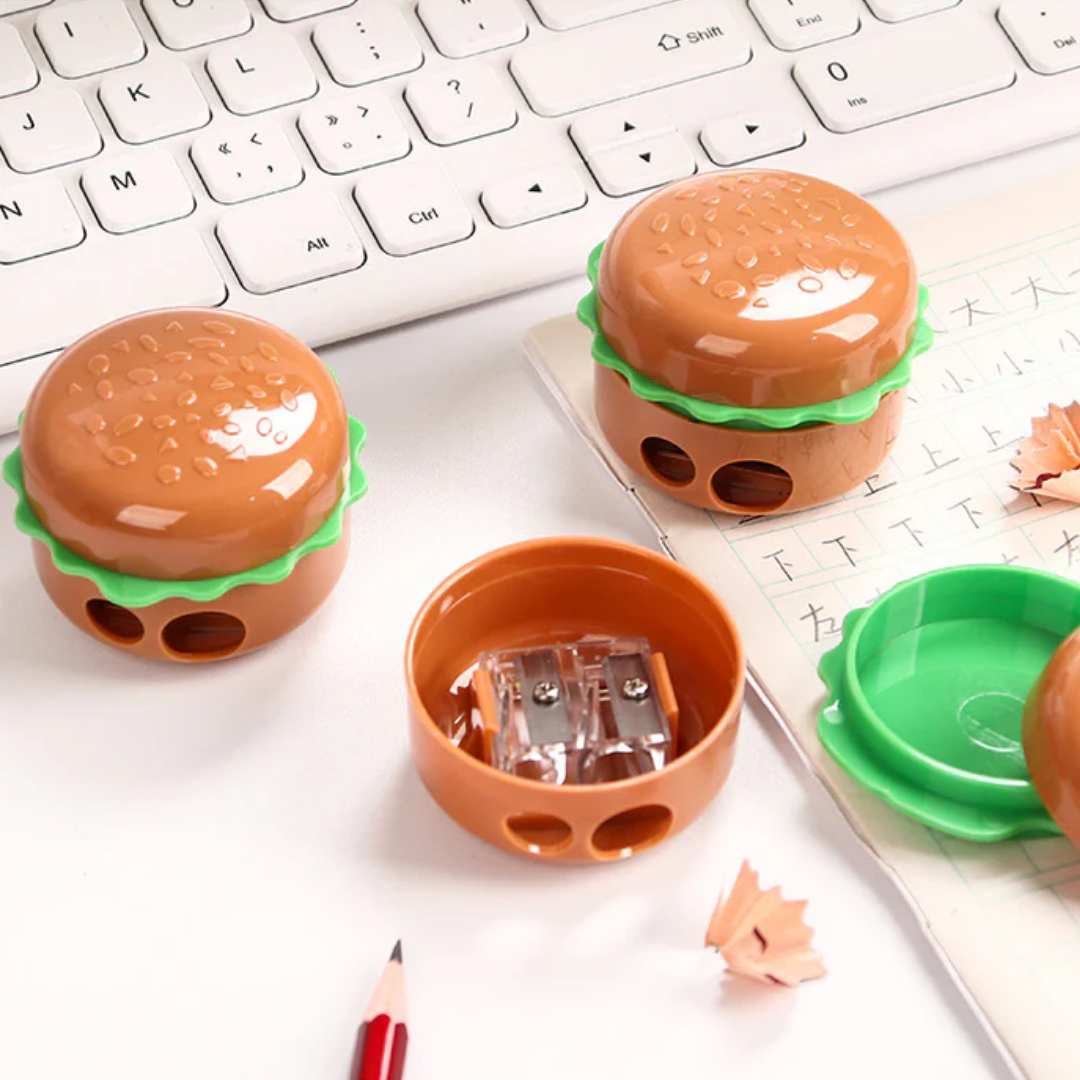 Burger Shaped Pencil Sharpener