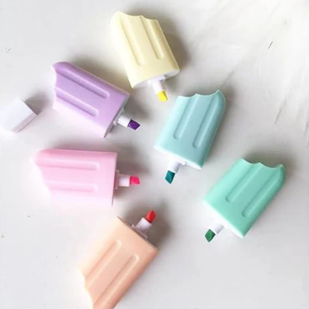 Ice cream Highlighters Set ( 6pcs )