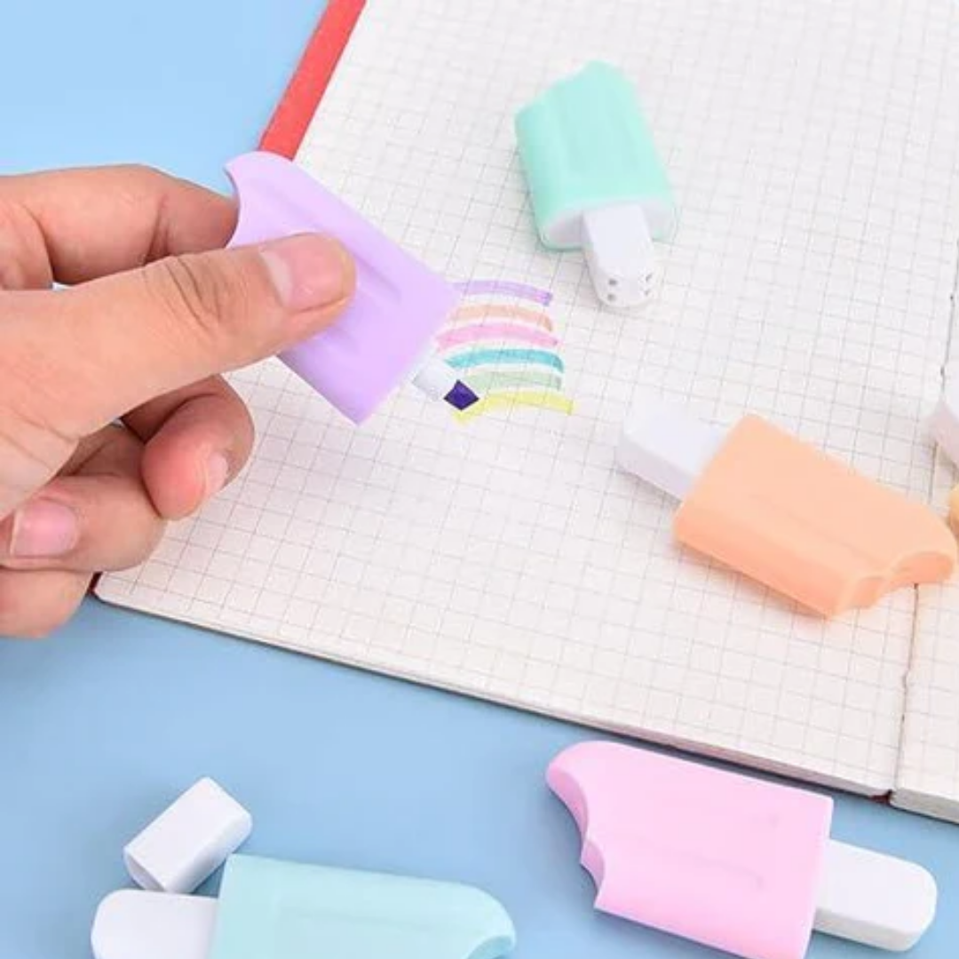 Ice cream Highlighters Set ( 6pcs )