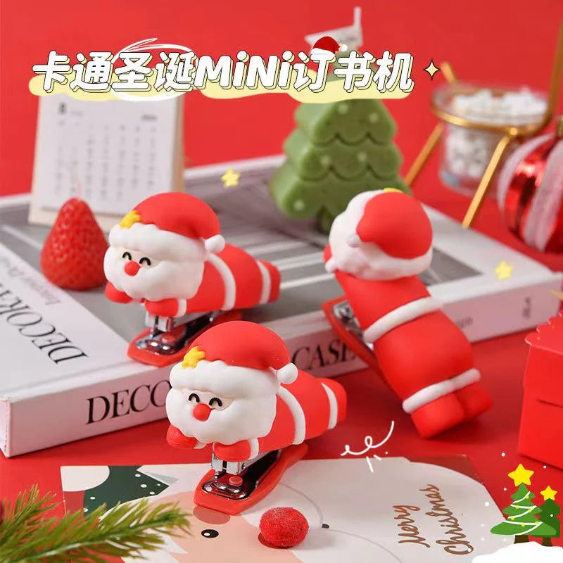 Cute Santa Mini Stapler – Kawaii Desk Accessory