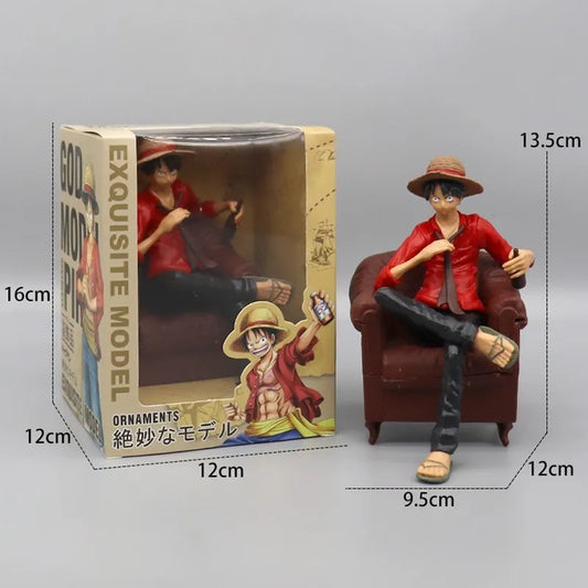 Luffy Sitting On Couch 13cm Figure (With Box)