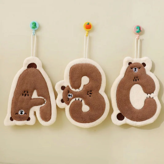 Bear Brown Hand Towel Random Design