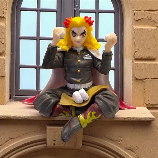 Kyojuro Rengoku Sitting Action Figure 14cm
