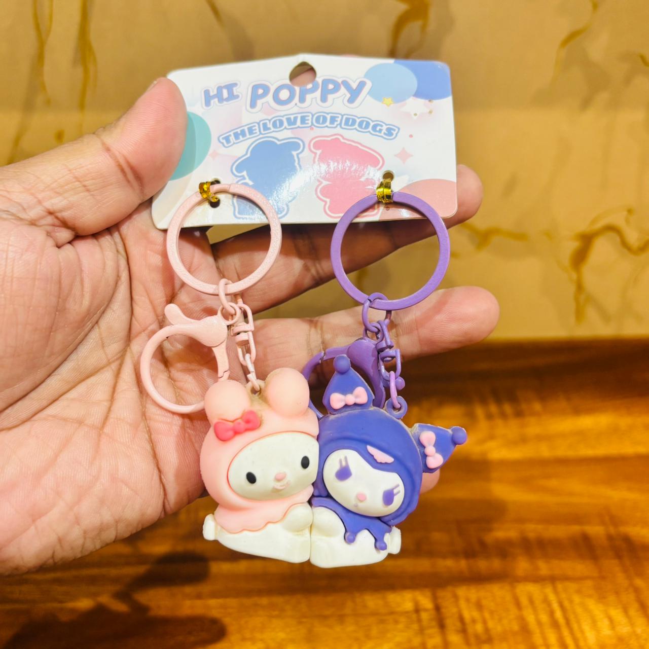 Cute Magnetic Couple Keychains