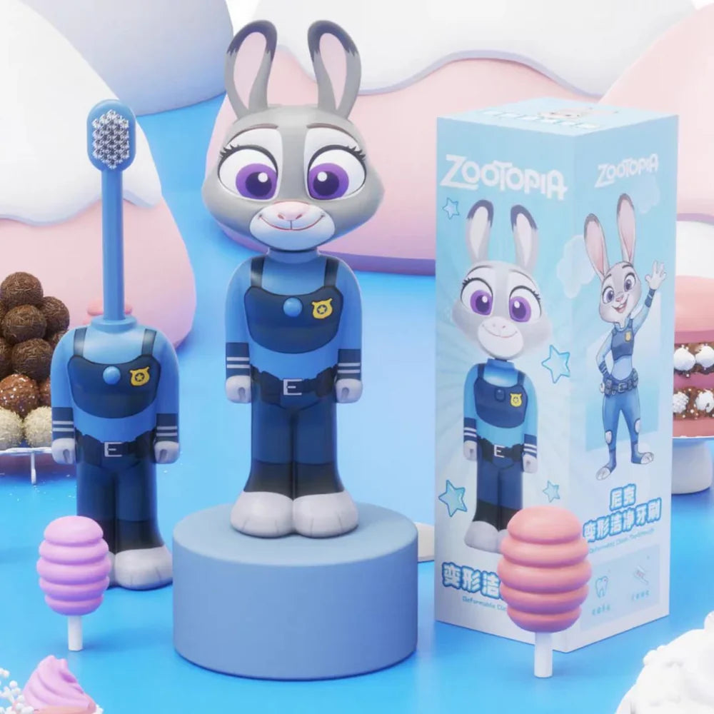 Zootopia Character Kids Toothbrush | Soft Brush with Cover
