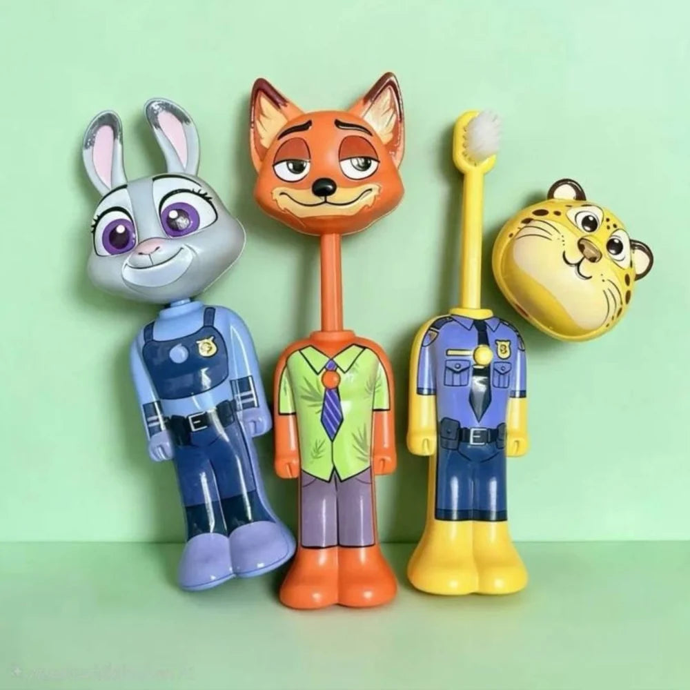 Zootopia Character Kids Toothbrush | Soft Brush with Cover