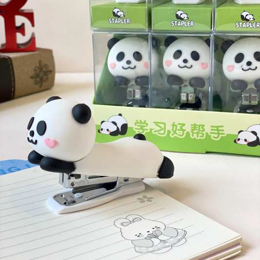 Cute Panda Mini Stapler – Kawaii Desk Accessory
