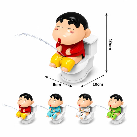Shinchan Toilet Water Spray Toy ( Random Color )